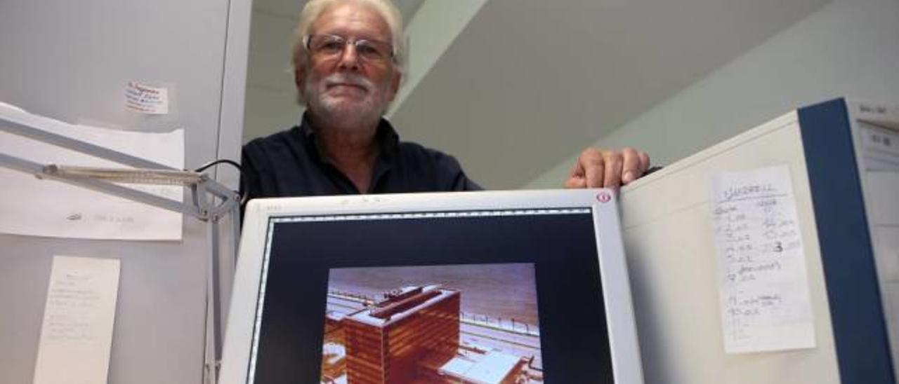 José Ferragut Canals, sobrino del arquitecto que levantó el edificio de Gesa, presentó este verano un libro sobre su trayectoria.