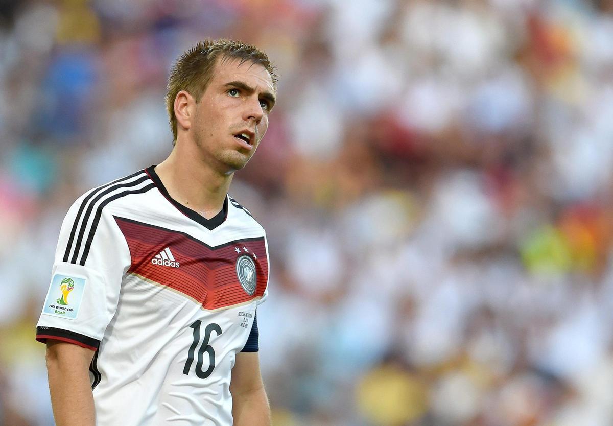 Philipp Lahm, durante un partido con Alemania