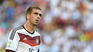 Philipp Lahm, durante un partido con Alemania