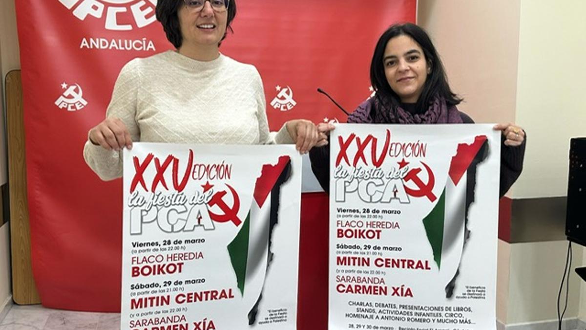 Presentación de la fiesta del PCA en Córdoba