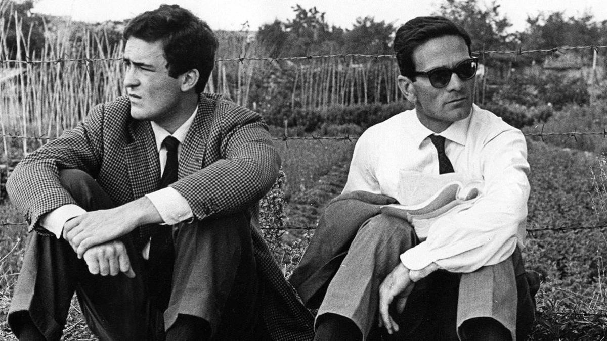 BERNARDO BERTOLUCCI Y PIER PAOLO PASOLINI