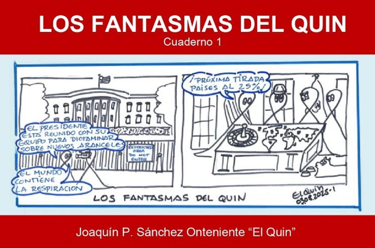 Una de las viñetas de 'Los fantasmas de Quin,