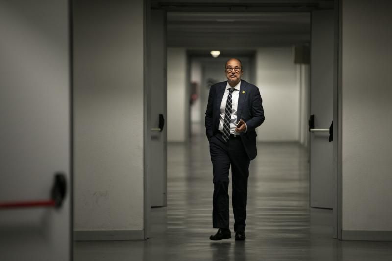 06.11.18. Las Palmas de Gran Canaria. Baloncesto, Enrique Moreno, presidente del CB Gran Canaria. Gran Canaria Arena.  Foto Quique Curbelo  | 06/11/2018 | Fotógrafo: Quique Curbelo