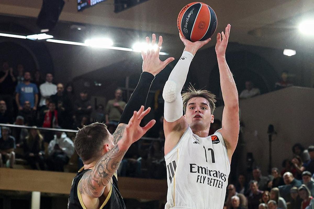 Hezonja tuvo un partido gris en Mónaco y el Madrid echó en falta sus puntos