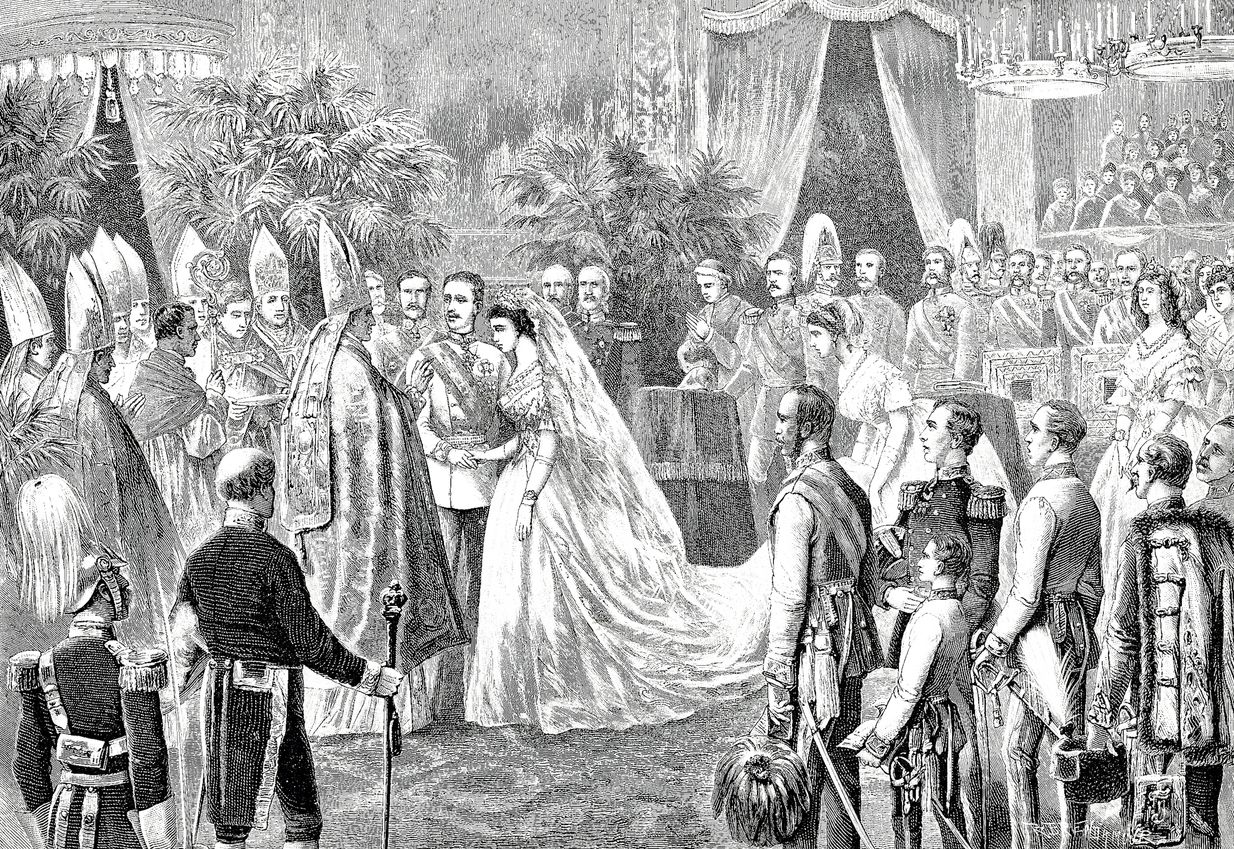 Boda del Emperador Francisco Josef I y la Emperatriz Isabel de Austria, 24 de abril de 1854