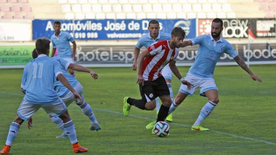 Rubén Moreno, autor del gol rojiblanco.