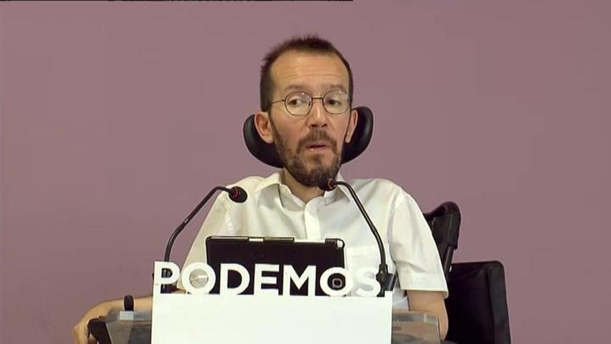 Echenique: "Sánchez quiere hablar con Pablo Iglesias esta semana"