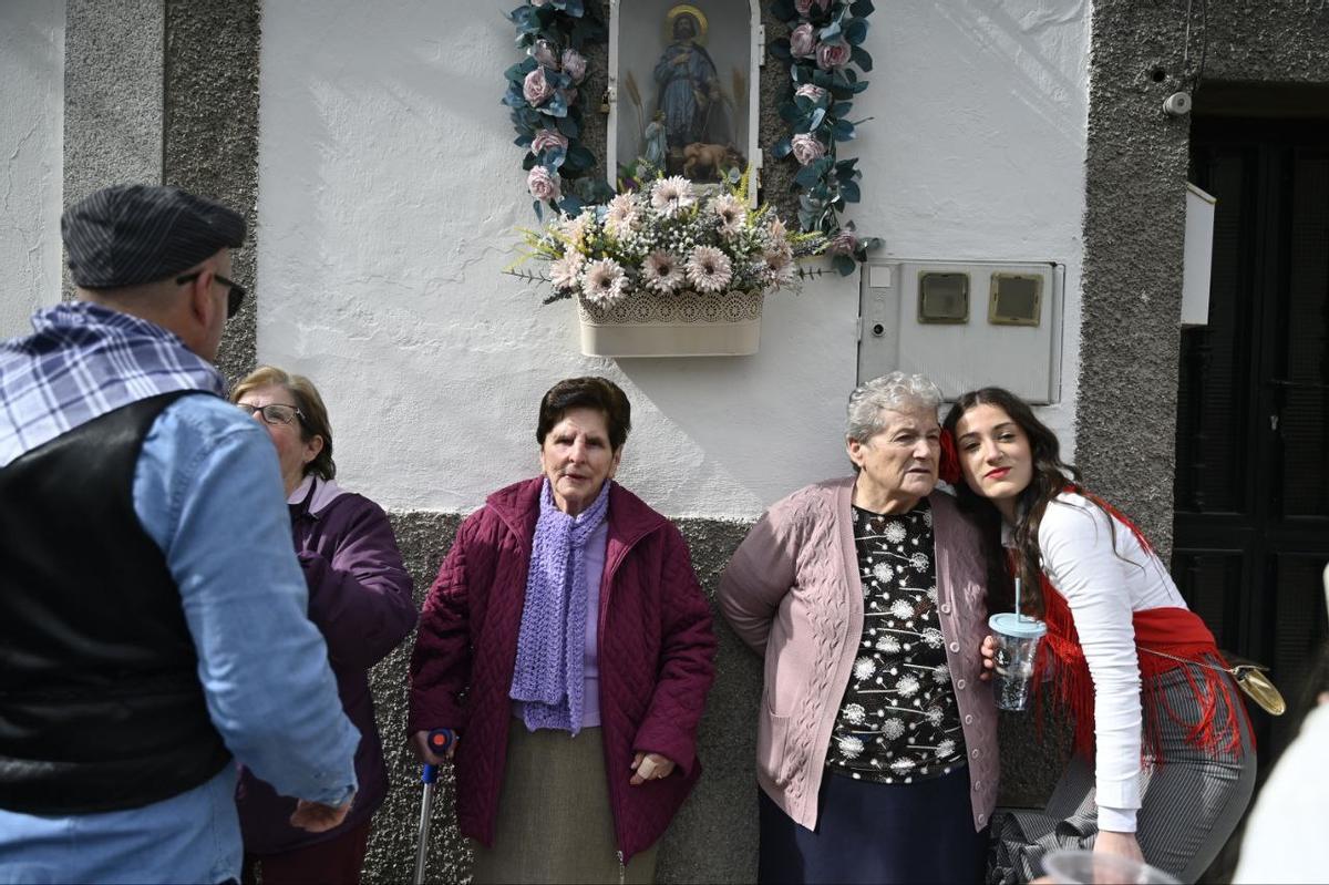 Marta Montero con su abuela
