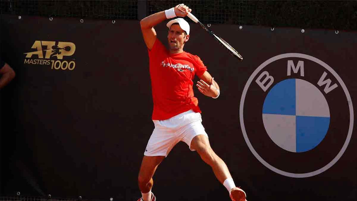 Djokovic, sobre el 'pelotazo' en el US Open y una posible final con Nadal en Roma