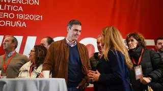 Sánchez llega a la Convención Política del PSOE en A Coruña y cenará con los líderes territoriales