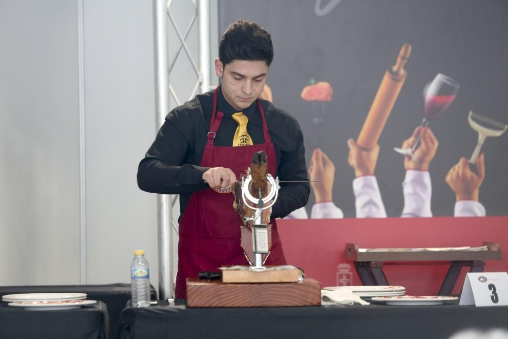 Concurso Nacional de Cortadores de Jamón en Salenor.