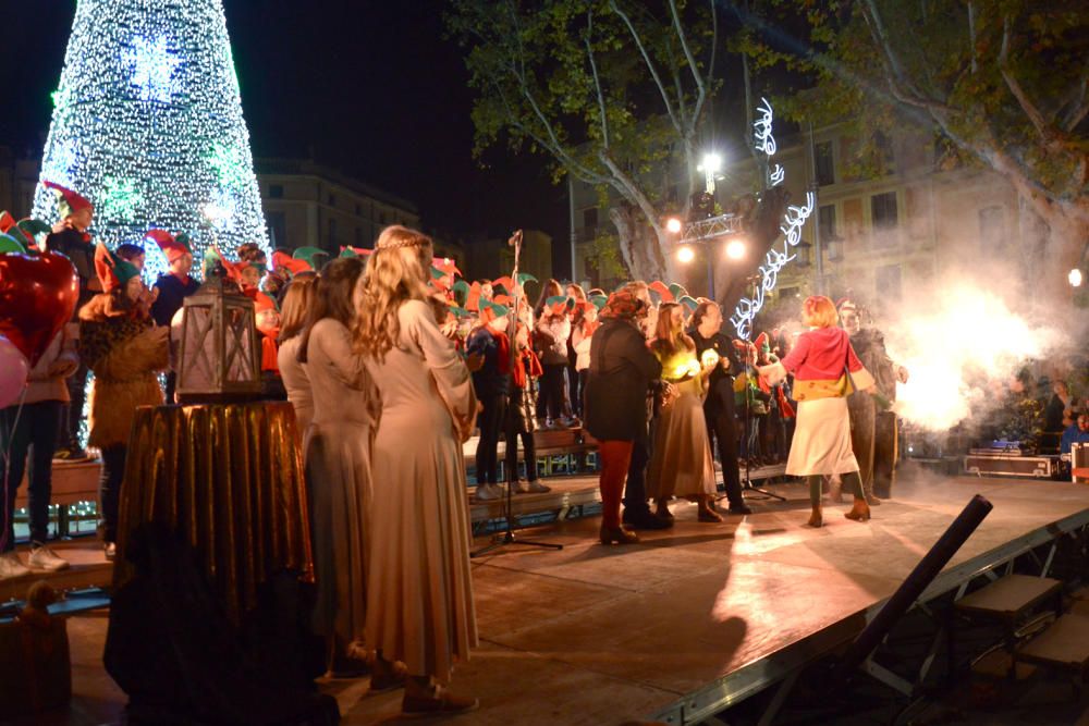 Encesa dels llums de Nadal de Figueres