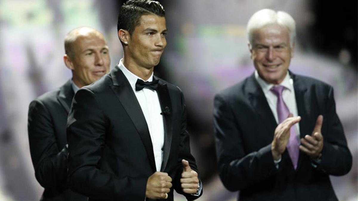 Cristiano Ronaldo, escogido mejor jugador europeo del año por la UEFA