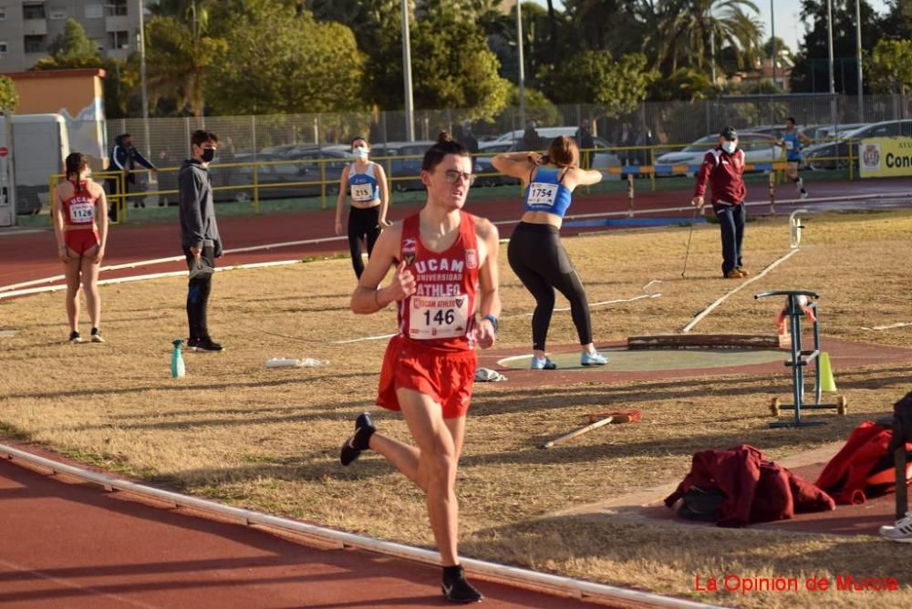 Control federativo de atletismo en Cartagena