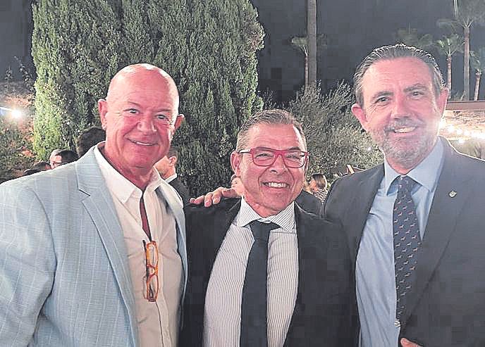 Micky Rullan, Alberto González y Alejandro Saez de San Pedro.