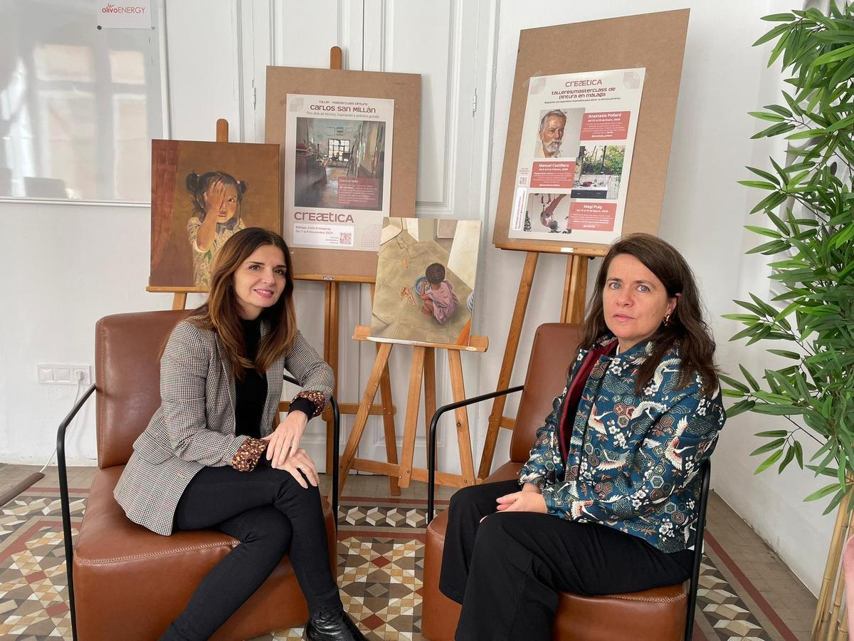 Inma García-Carrasco y Alicia Carrasco, las fundadoras de Creætica