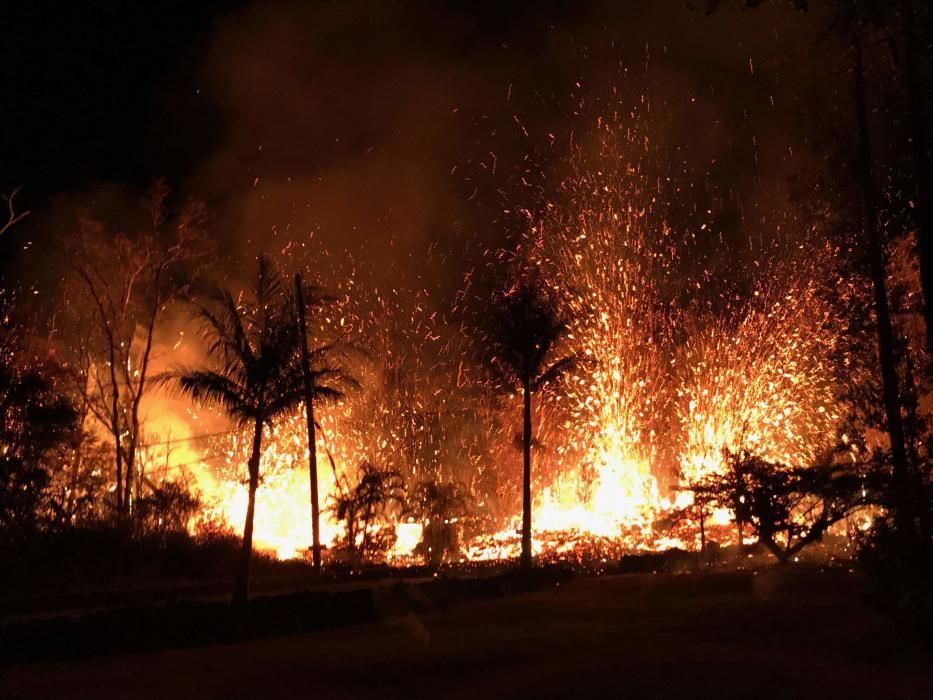 Erupción del volcán Kilauea en Hawái