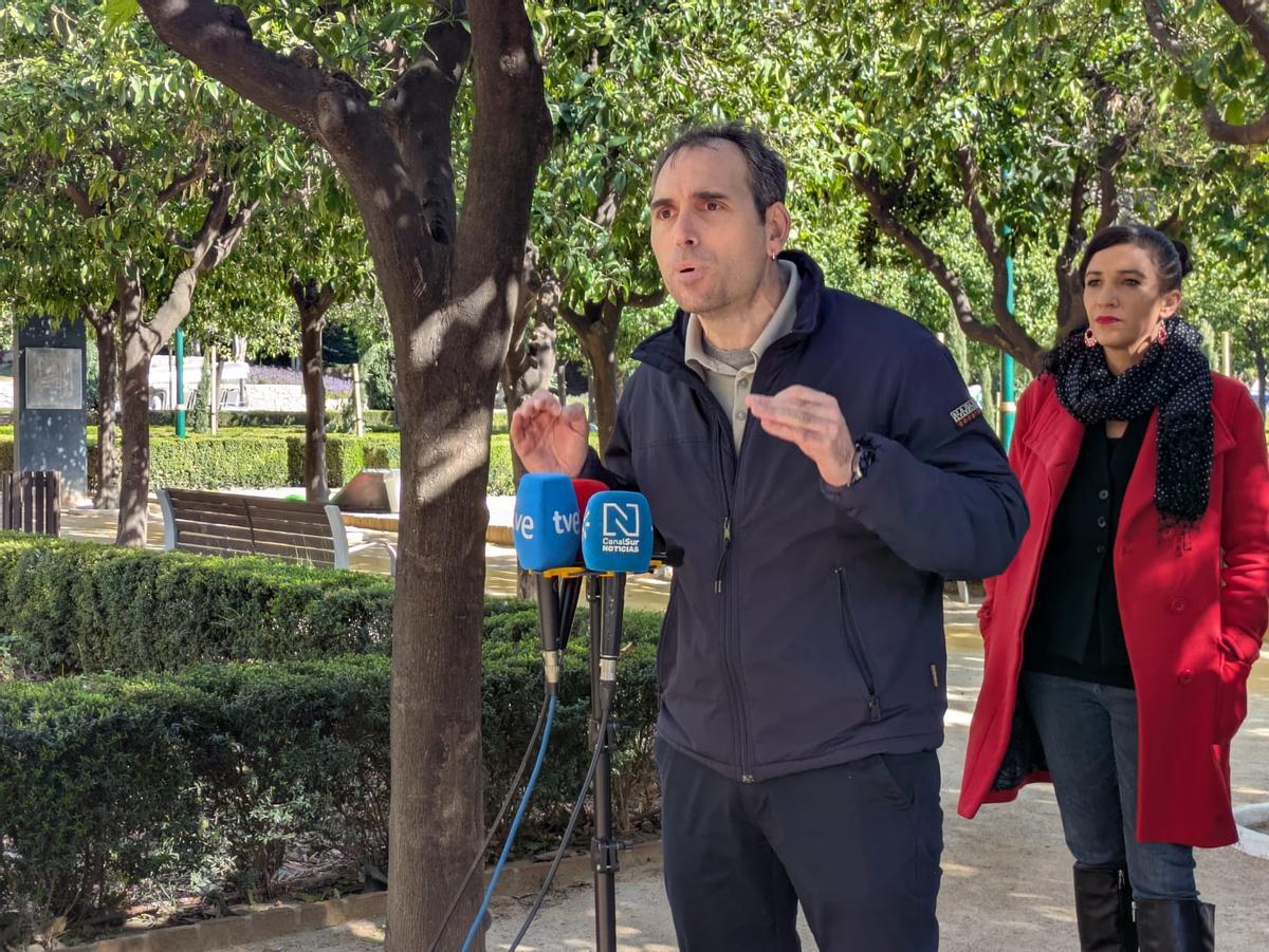 El diputado de Sumar y coordinador andaluz de IU, Toni Valero.