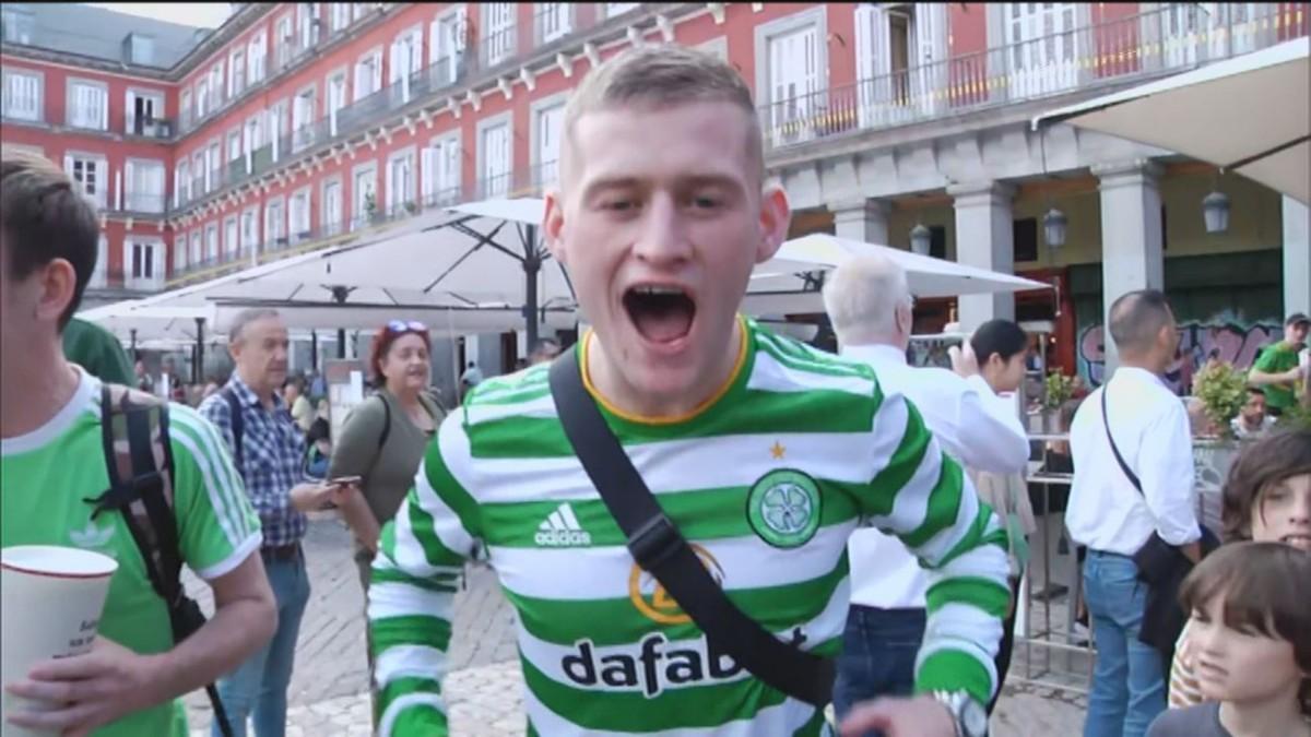 Hinchas del Celtic en Madrid