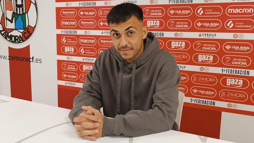 Sergio Nieto, jugador del Zamora CF: "La Real Sociedad B es un equipo de mucha calidad"