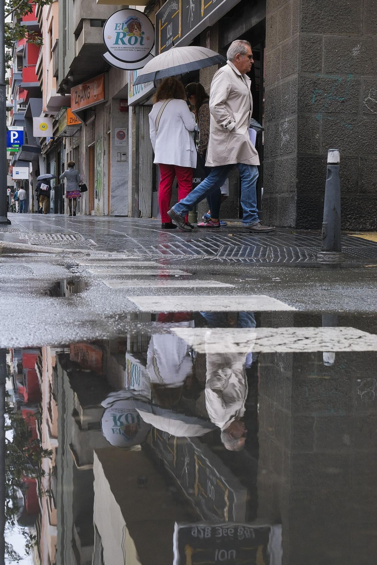 Lluvia en Las Palmas de Gran Canaria.