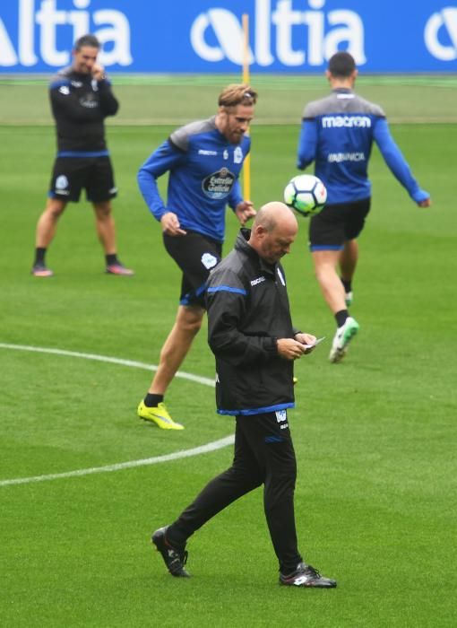 El técnico estará pendiente de la evolución del argentino Fede Cartabia para decidir si le mantiene en el once.