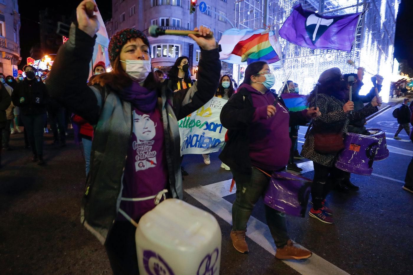 Libres, iguales y seguras: Vigo sale a la calle para gritar por todas las mujeres