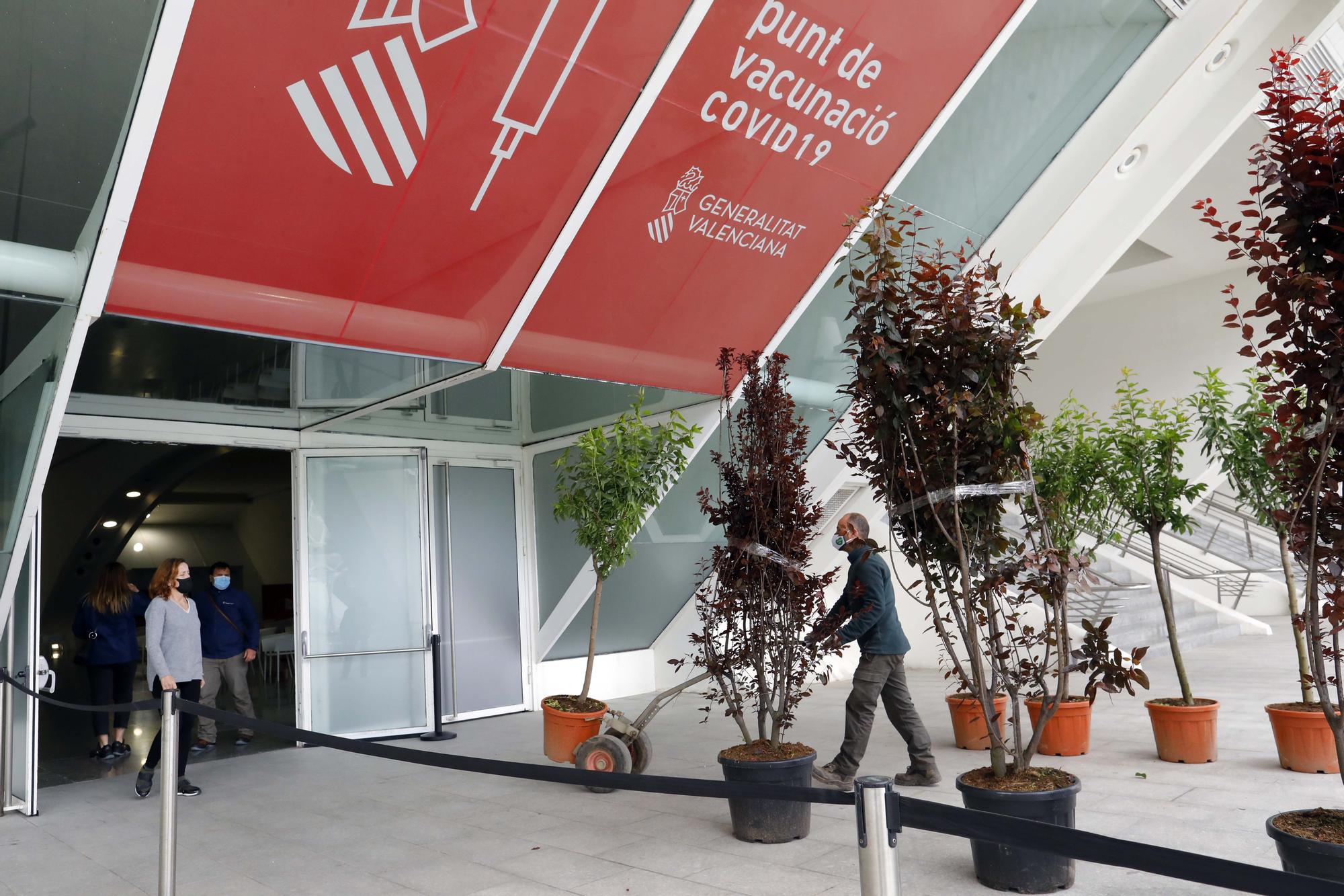 Todo listo en el macro punto de vacunación de la Ciudad de las Artes