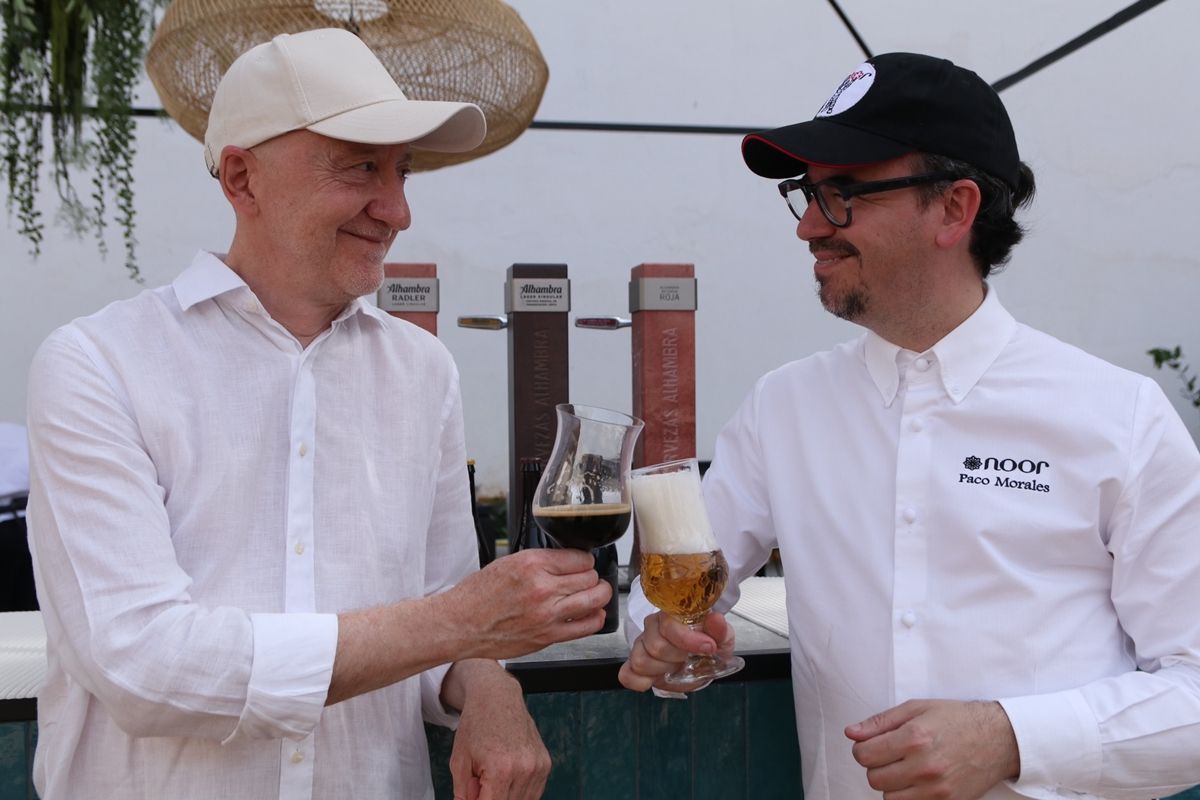 Maridaje con cerveza | Un menú de Paco Morales en Jardín Cervezas Alhambra