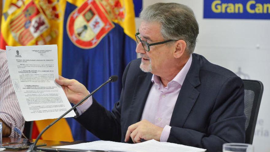 Pedro Justo Brito, consejero de Presidencia del Cabildo de Gran Canaria.