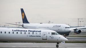 Avión de la compañía Lufthansa.