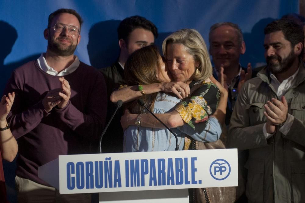 Noche electoral en A Coruña | Sede del PP