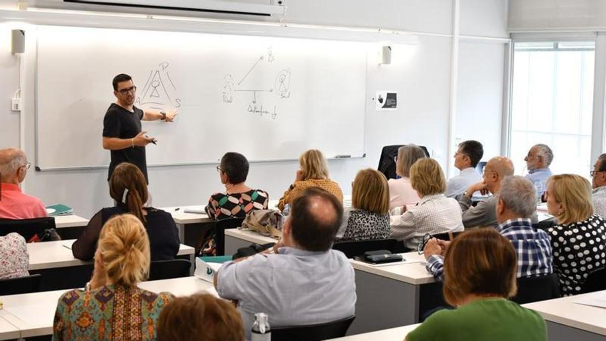 Una de les classes d'USénior