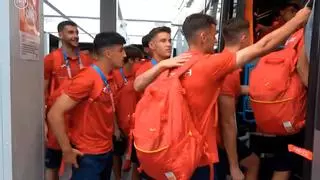 La selección de fútbol masculina ya está en París