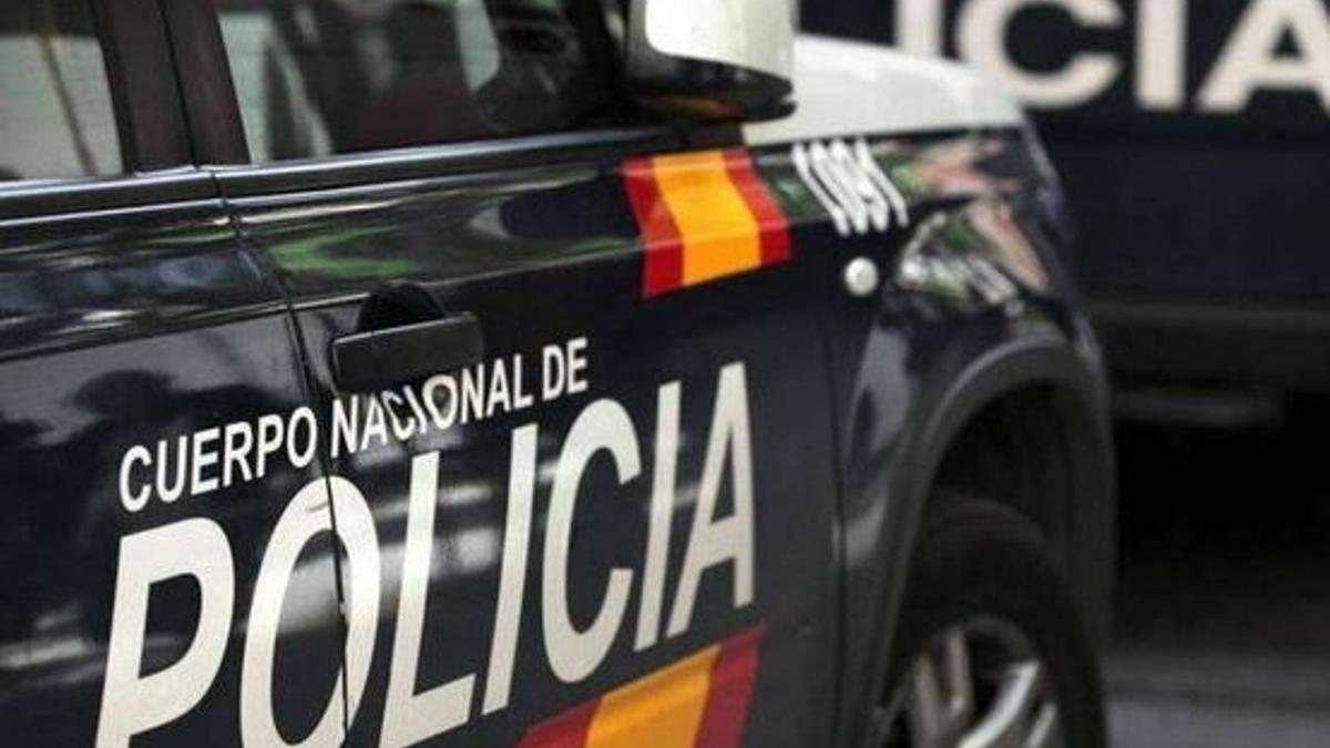 Un coche de la Policía Nacional