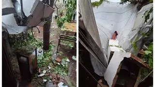 Una pesadilla en 10 minutos: el granizo destroza la terraza de un conocido gastrobar de Segorbe