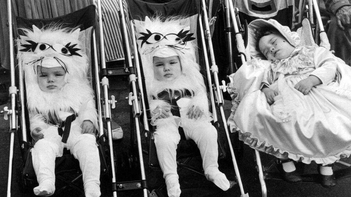 Disfraces infantiles en el Carnaval de Las Palmas de Gran Canaria en 1985