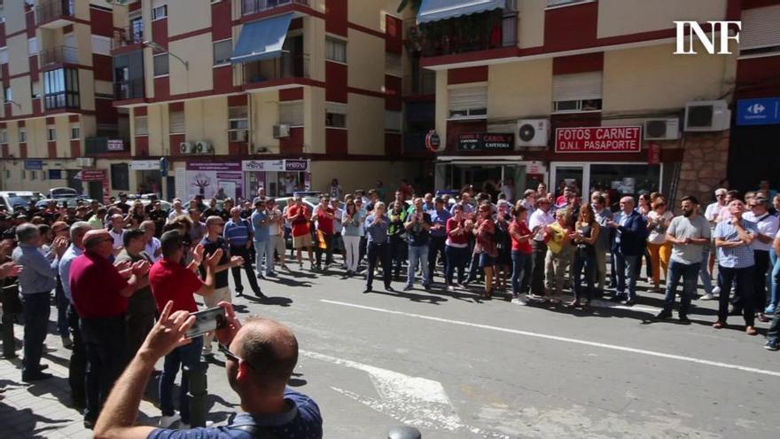Cerca de 300 policías de Alicante muestran su apoyo a sus compañeros en Cataluña