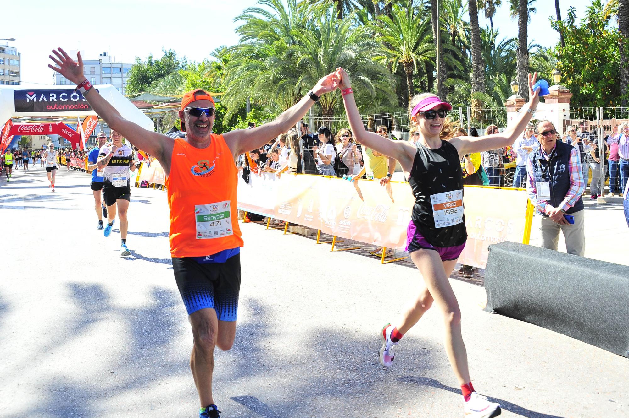 Un Medio Maratón de Elche marcado por el calor