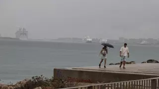 Una intensa tormenta de verano descarga sobre Mallorca