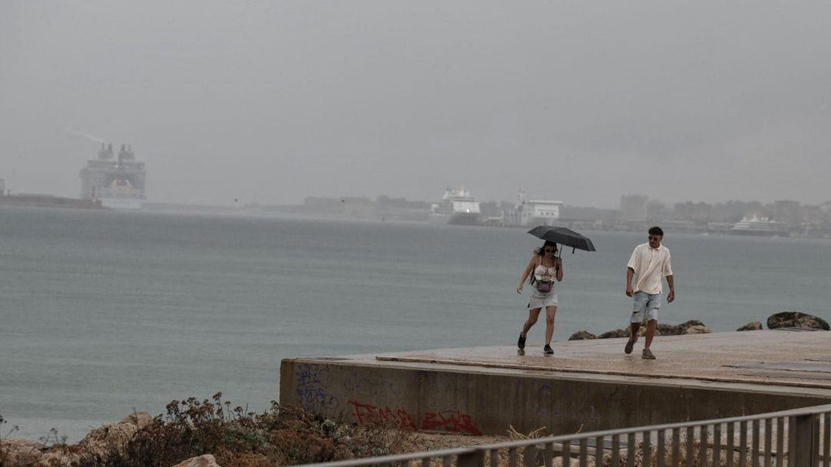 El temporal deja fuertes lluvias en Mallorca