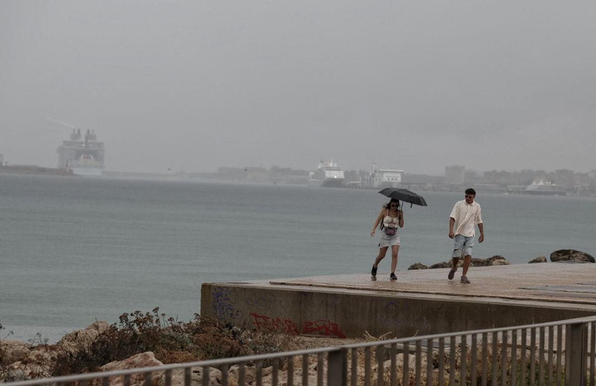 El temporal deja fuertes lluvias en Mallorca