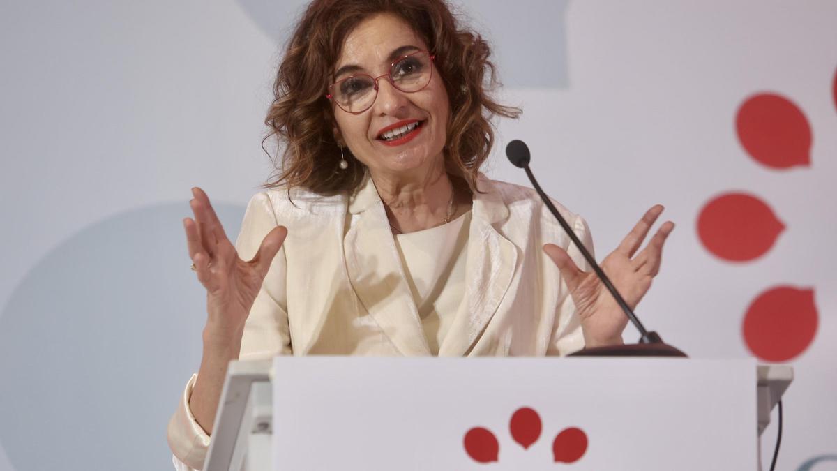 La ministra de Hacienda y vicepresidenta primera del Gobierno, María Jesús Montero.