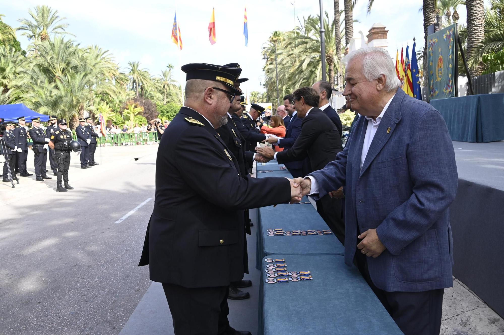 Así ha sido el acto del patrón de la Policía Local de Elche