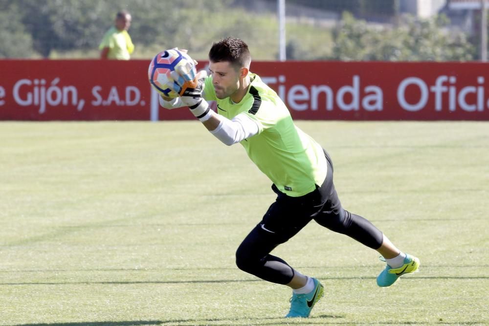 Entrenamiento del Sporting