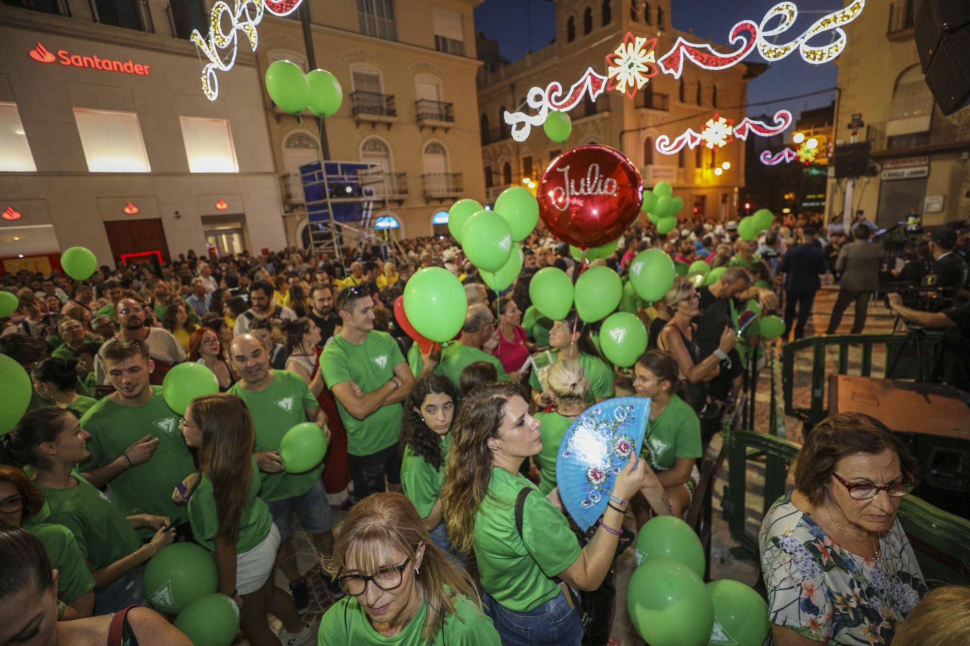 Pregon de las fiestas de Elche a cargo de Blanca Paloma.