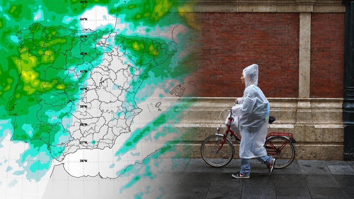 La lluvia será la protagonista durante la jornada del lunes