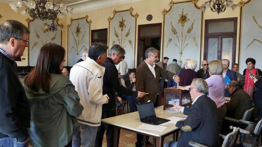 Imagen de la asamblea de ayer/Foto Joaquín Carrión