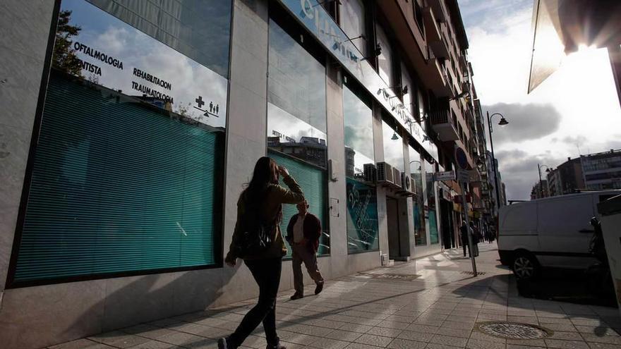 La futura sede de la Clínica Covadonga, en la avenida de Alemania.