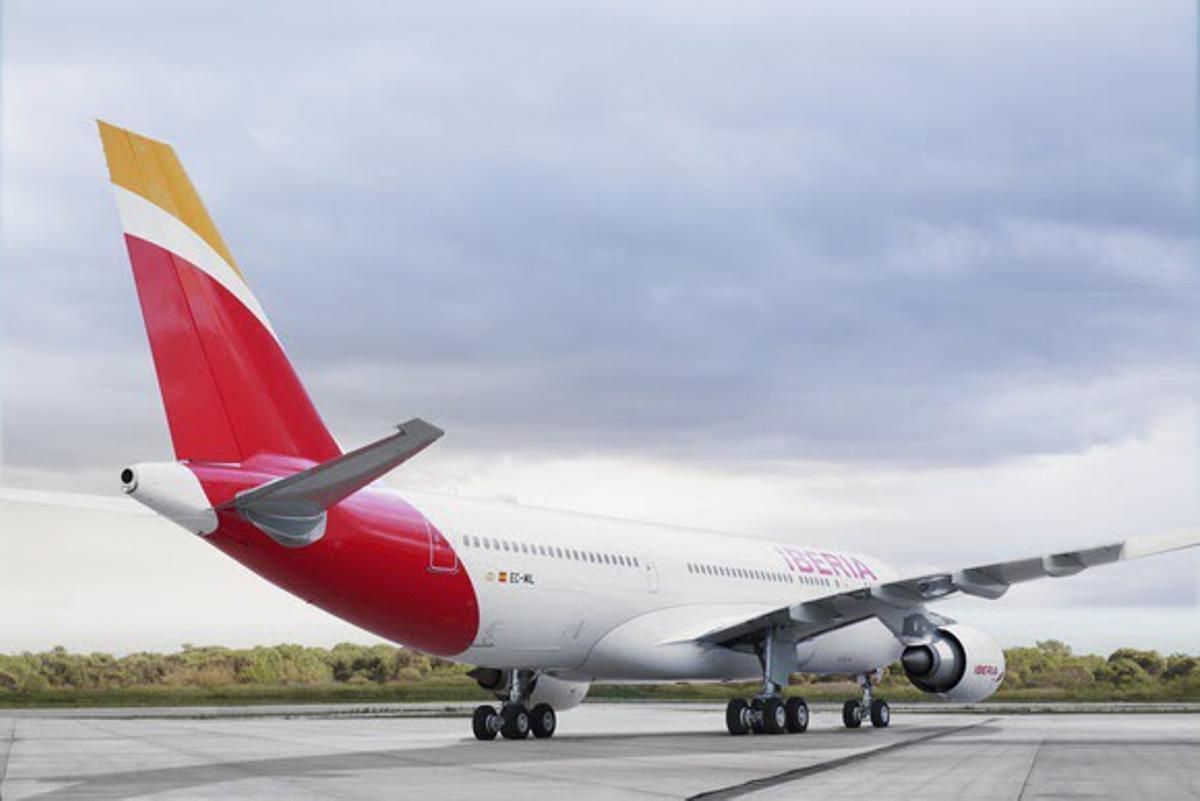Avión de Iberia.